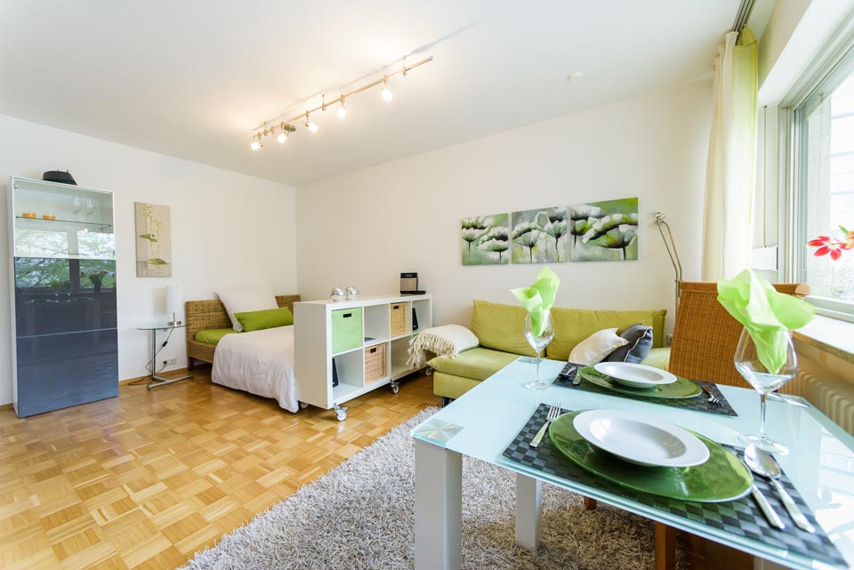 Premium 1-room-apartment, 32 sqm, Munich, Laim