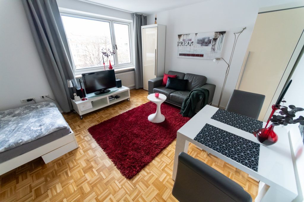 Premium 1-room-apartment, 28 sqm, Munich, Schwabing