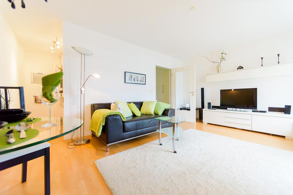 Premium 1-room-apartment, 33 sqm, Munich, Harras, with swimming pool